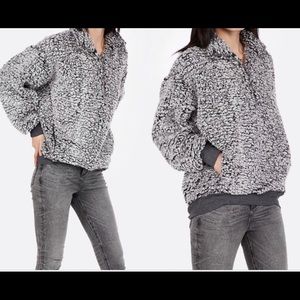 Express One Eleven Sherpa Fleece Quarter Zip